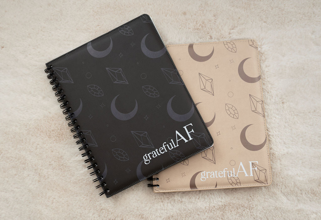 grateful AF Guided Journal - Camel