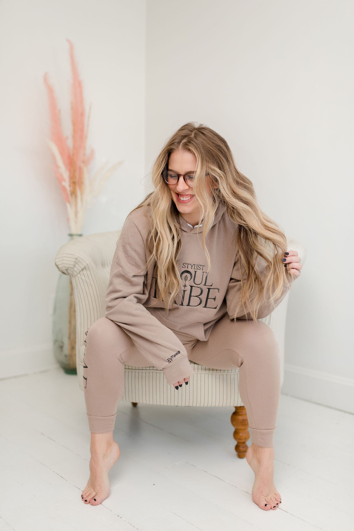 Grateful AF Hoodie - Camel