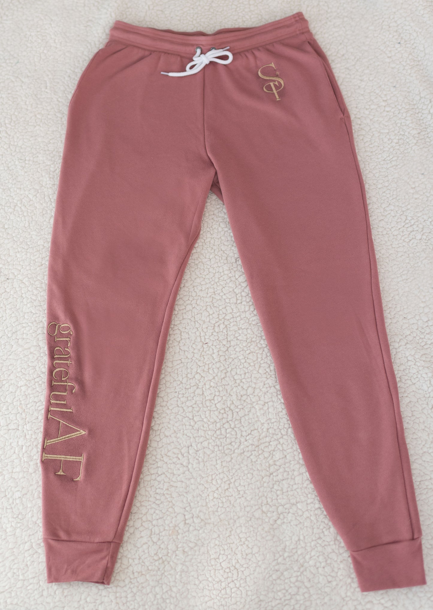 Grateful AF Jogger - Mauve