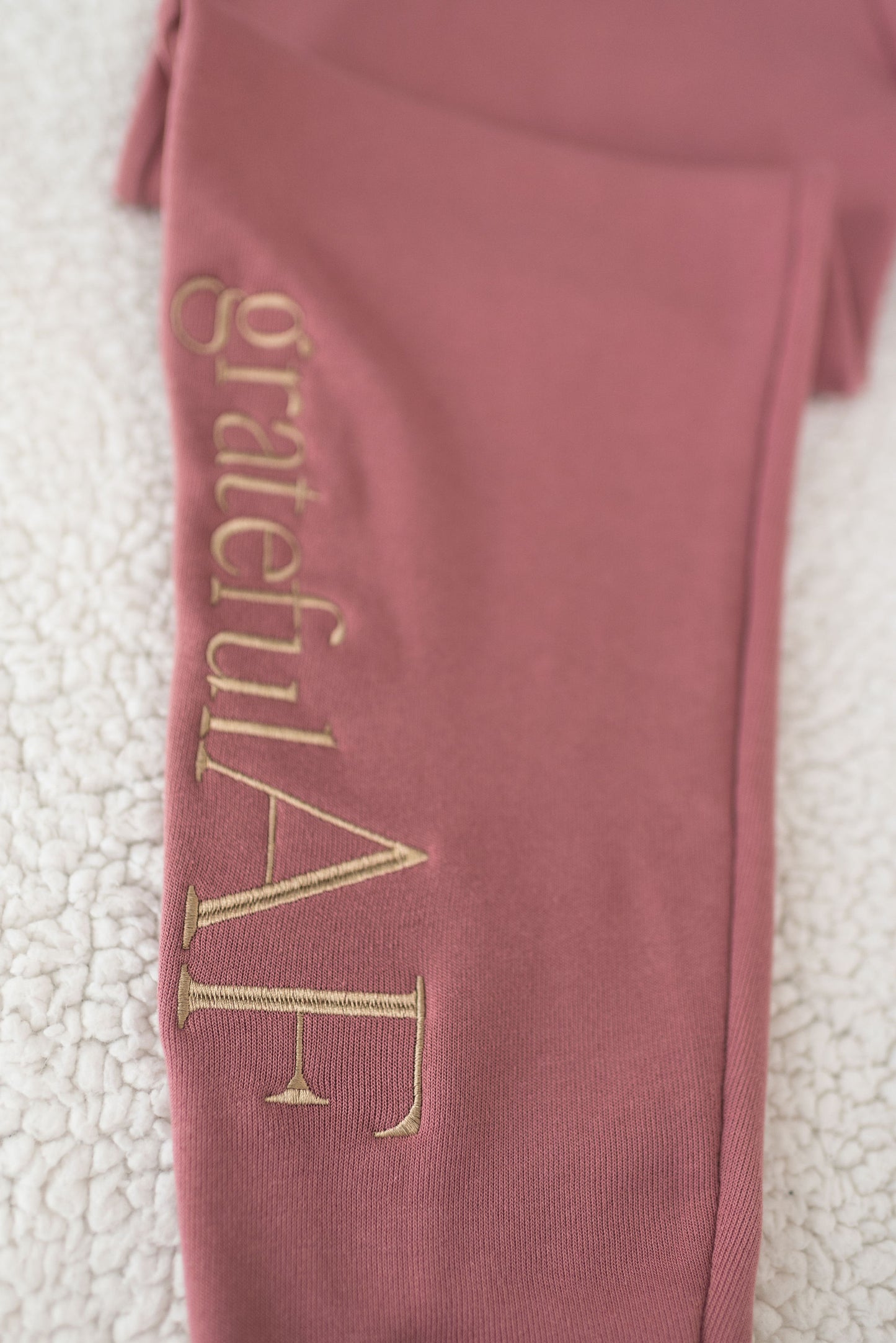 Grateful AF Jogger - Mauve