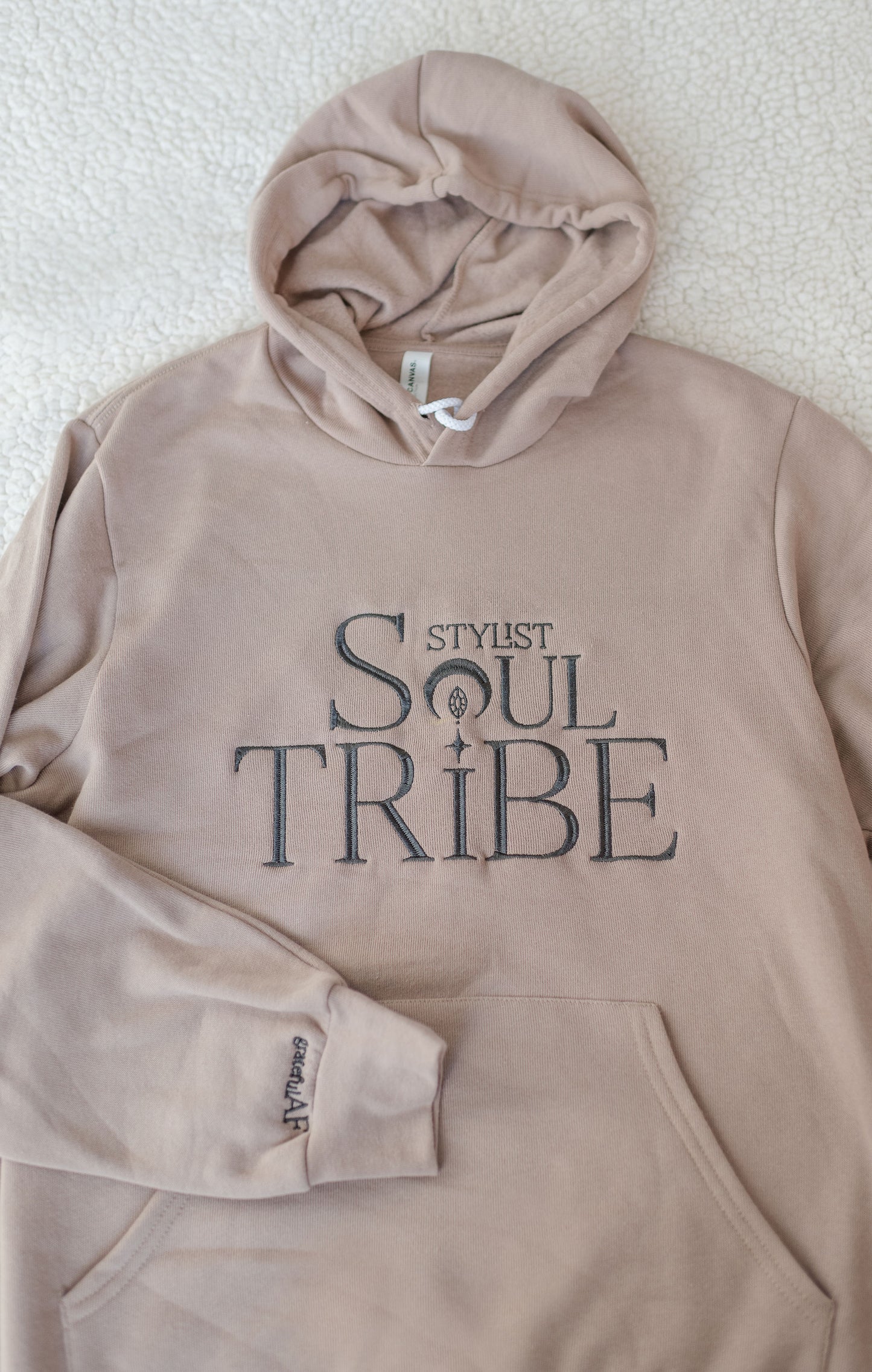 Grateful AF Hoodie - Camel