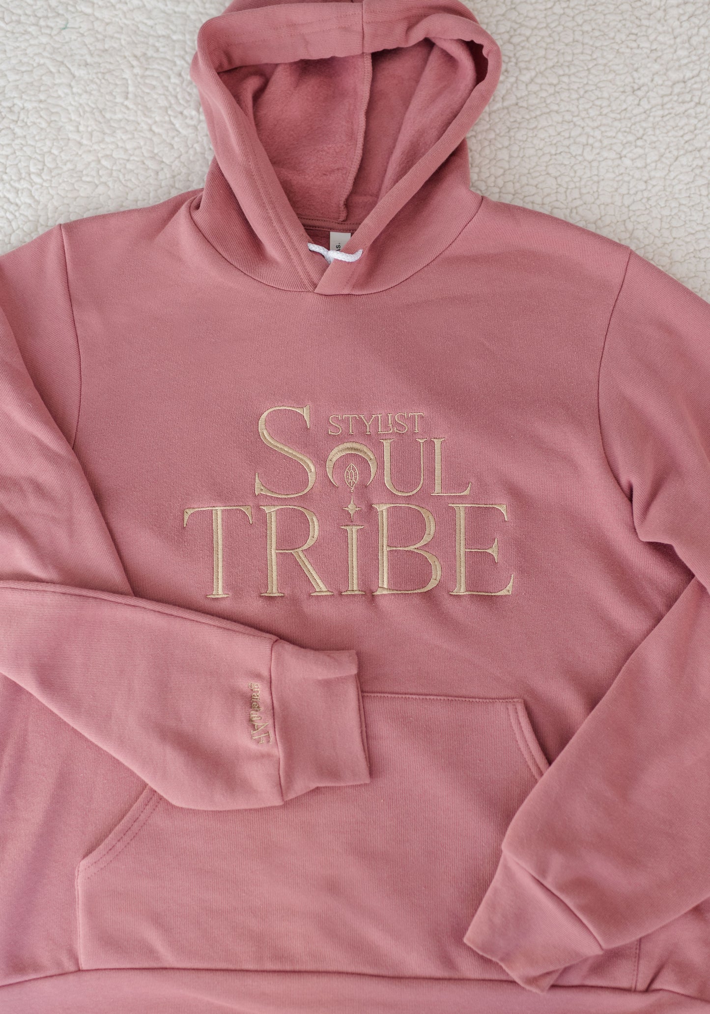 Grateful AF Hoodie - Mauve
