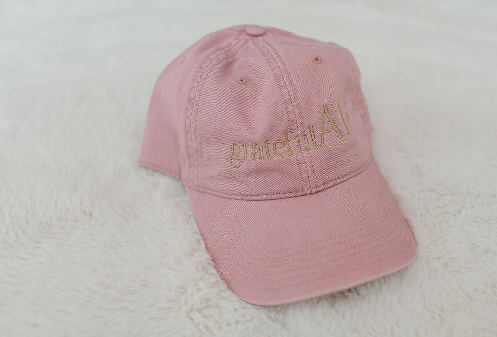 Grateful AF Cap - Mauve