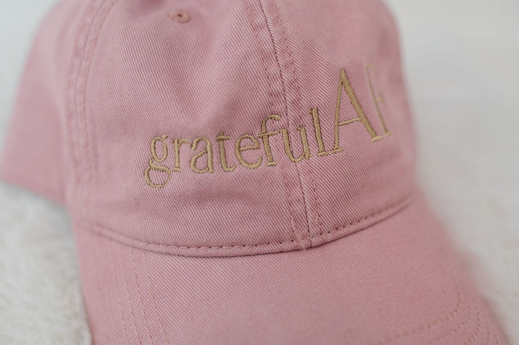 Grateful AF Cap - Mauve