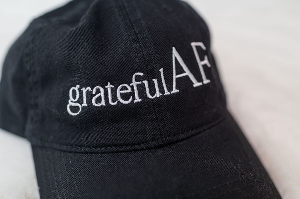 Grateful AF Cap - Black